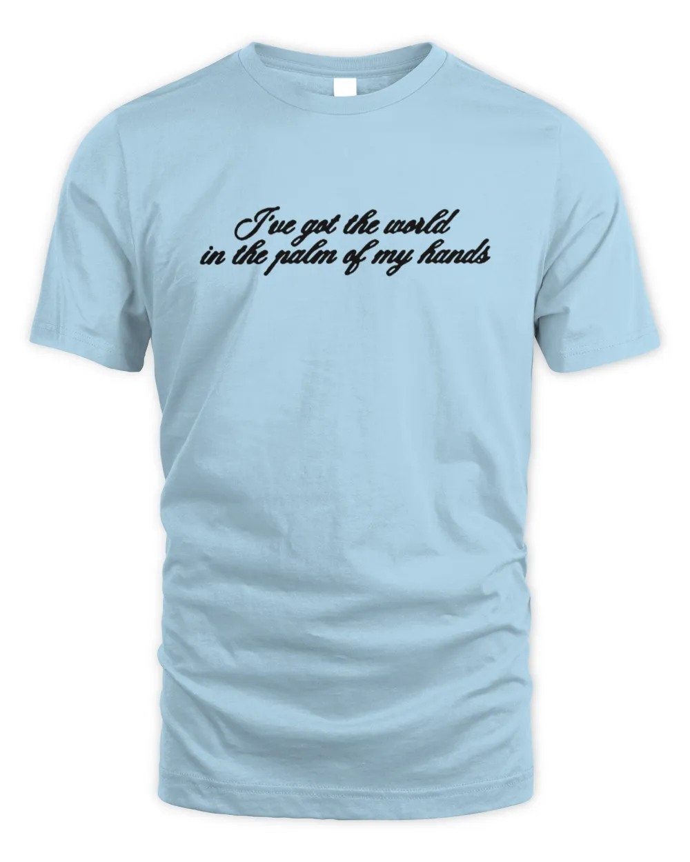 John Summit Palm Of My Hands New Shirts Unisex Standard T-Shirt light-blue s