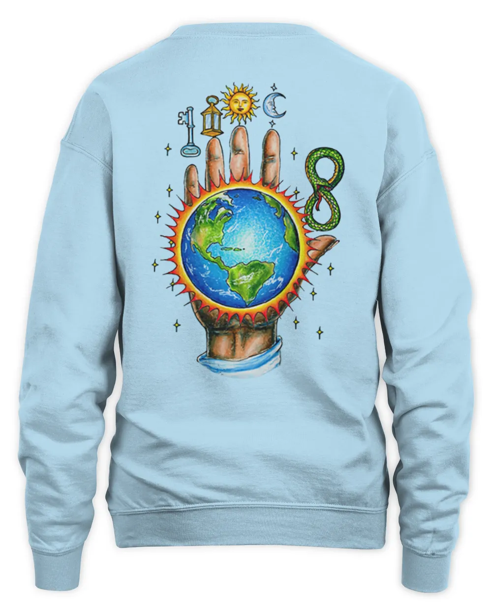 John Summit Palm Of My Hands New Shirts Unisex Sweatshirt light-blue s
