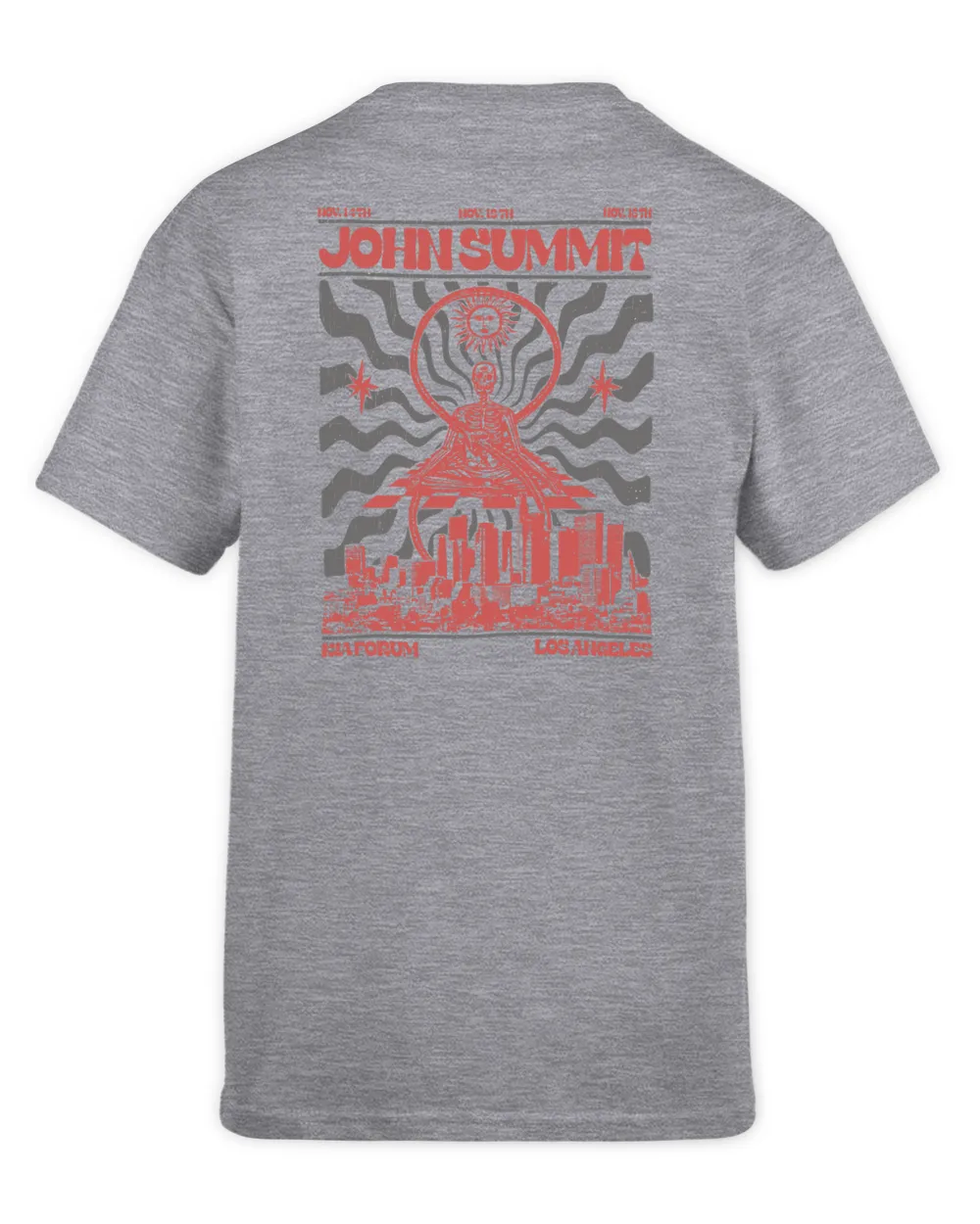 John Summit KIA Forum November 14-15-16, 2024 Comfort In Chaos Los Angeles Shirts Kids Standard T-Shirt sport-grey xs