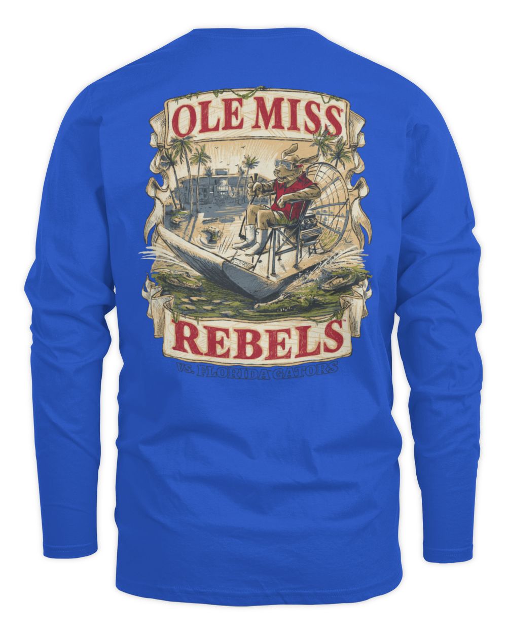 Ole Miss vs Florida Gators Game Day Nov 23, 2024 T-Shirt Men's Long Sleeved T-Shirt royal s