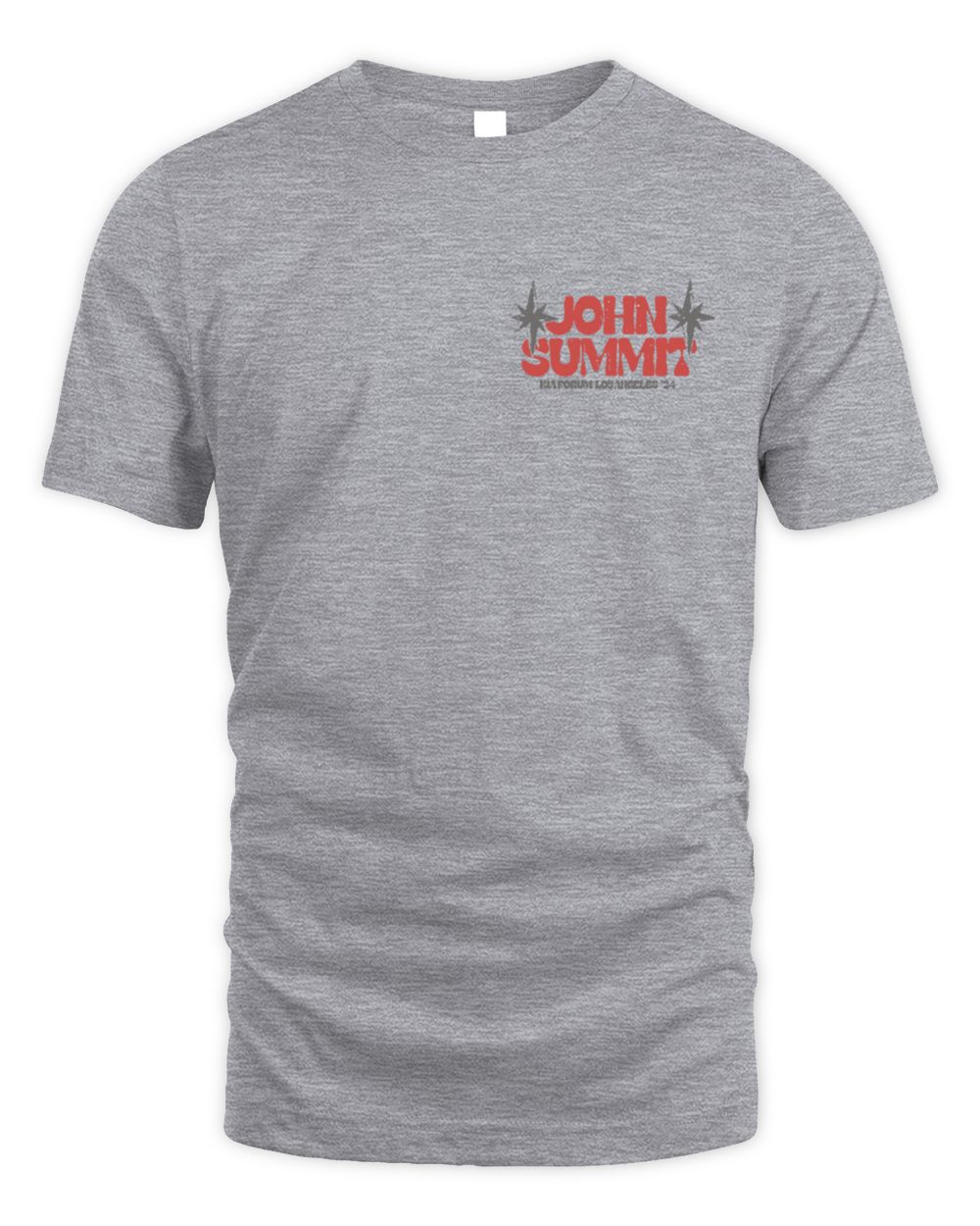John Summit KIA Forum November 14-15-16, 2024 Comfort In Chaos Los Angeles Shirts Unisex Standard T-Shirt sport-grey s