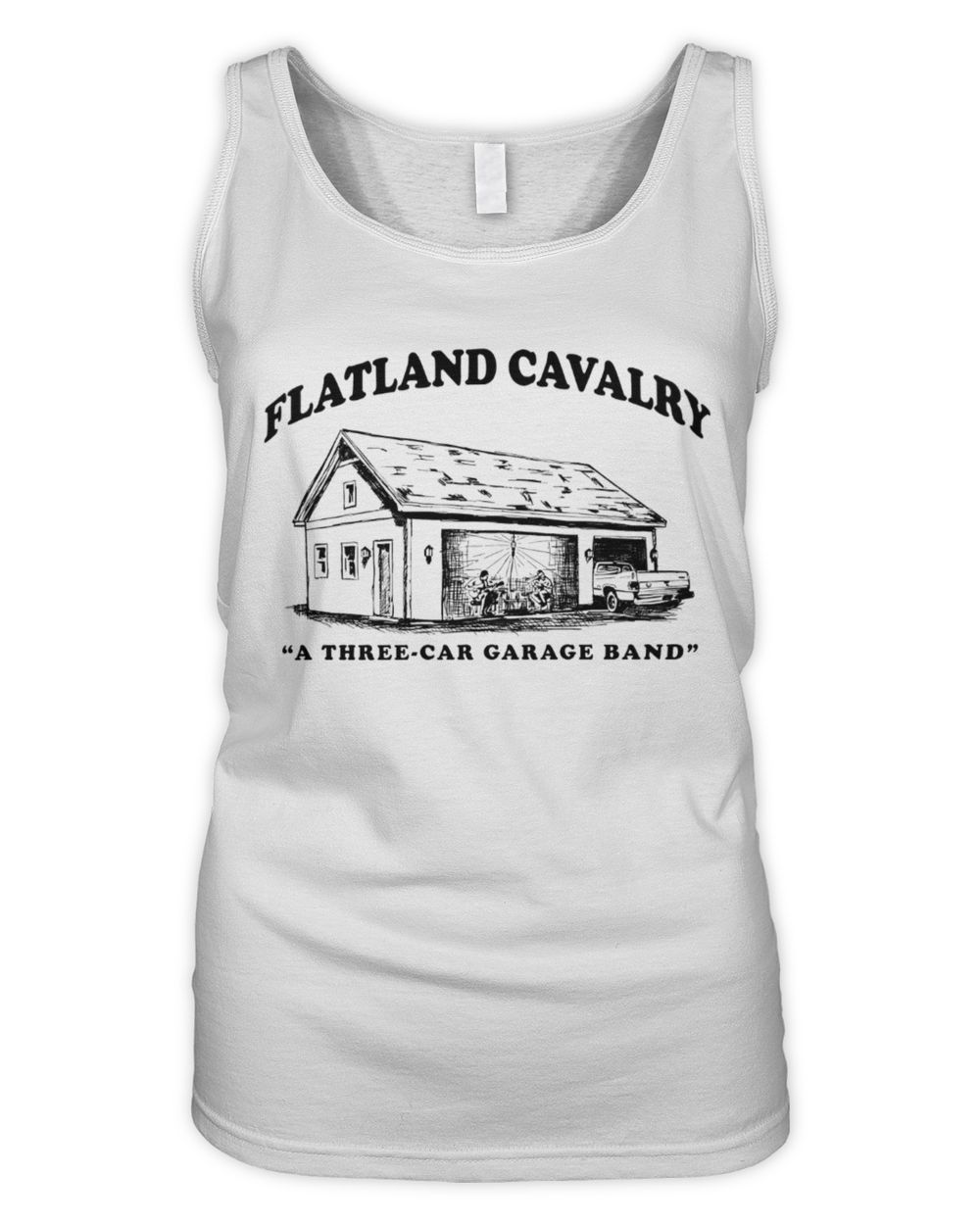 Flatland Cavalry Forever New Merch Drop Women's Tank Top white s