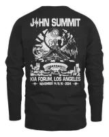 John Summit Nov 14-15-16, 2024 KIA Forum Los Angeles CA New T-Shirt Men's Long Sleeved T-Shirt black s