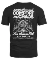 John Summit Comfort In Chaos Los Angeles CA Nov 14-15-16, 2024 New Hoodie Unisex Standard T-Shirt black s