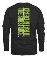 MUBI x Brain Dead The Substance New Long Sleeve Shirts Men's Long Sleeved T-Shirt black s