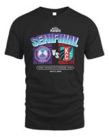 Orlando Pride vs Kansas City Nov 17, 2024 NWSL Playoffs Semifinal Matchup T-Shirt Unisex Standard T-Shirt black s