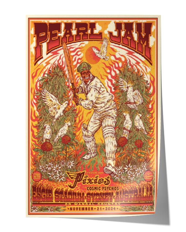 Pearl Jam November 21, 2024 Engie Stadium Sydney AUS Event poster